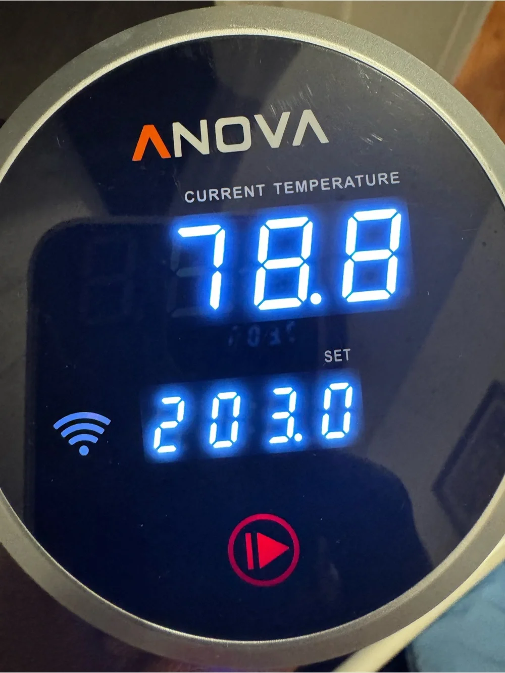 Anova PC Precision Cooker Bluetooth Current Temperature 120v 900W tested clean